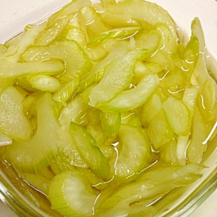 セロリの甘酢漬 レシピ 作り方 By Kottsu Y 楽天レシピ